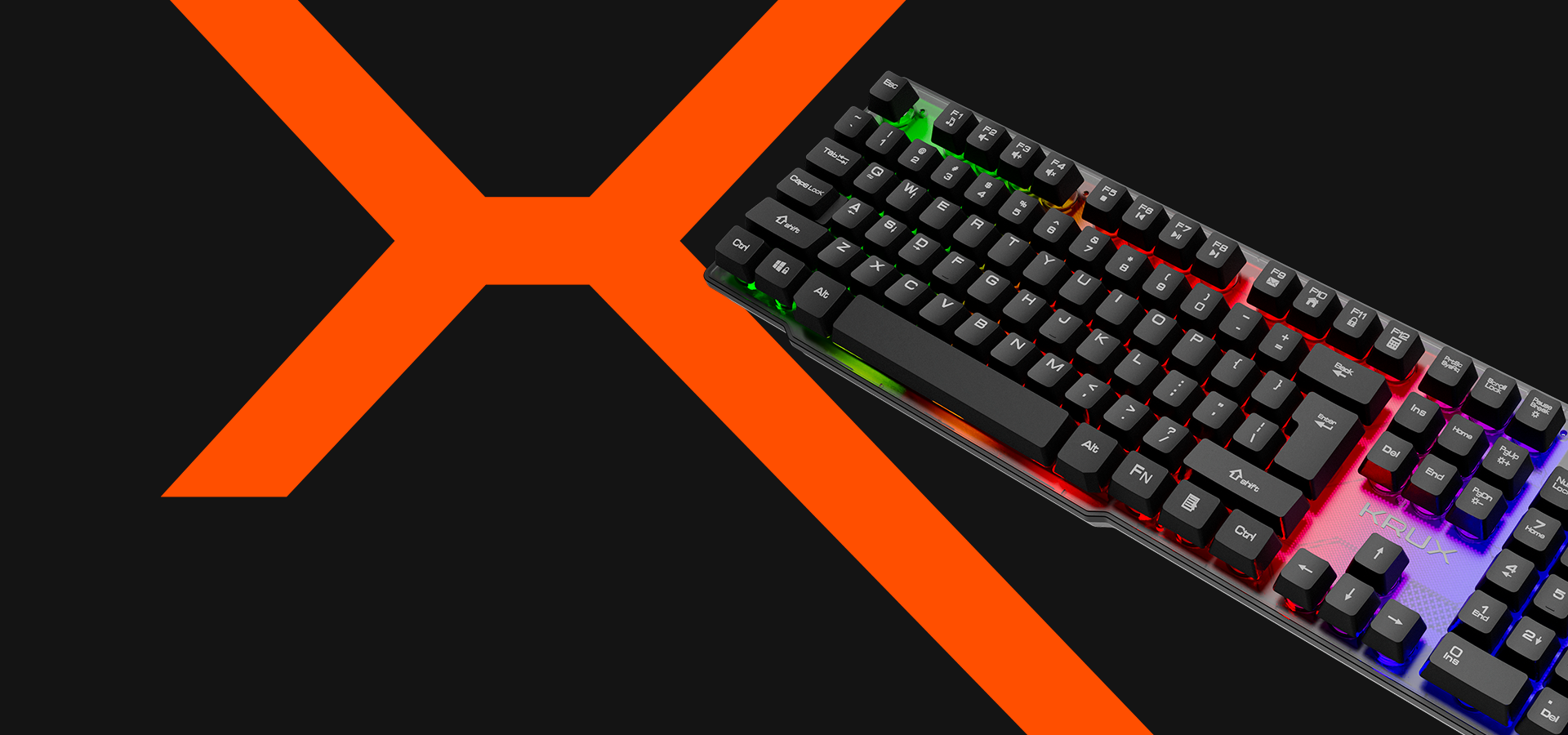 krux solar rgb gaming keyboard