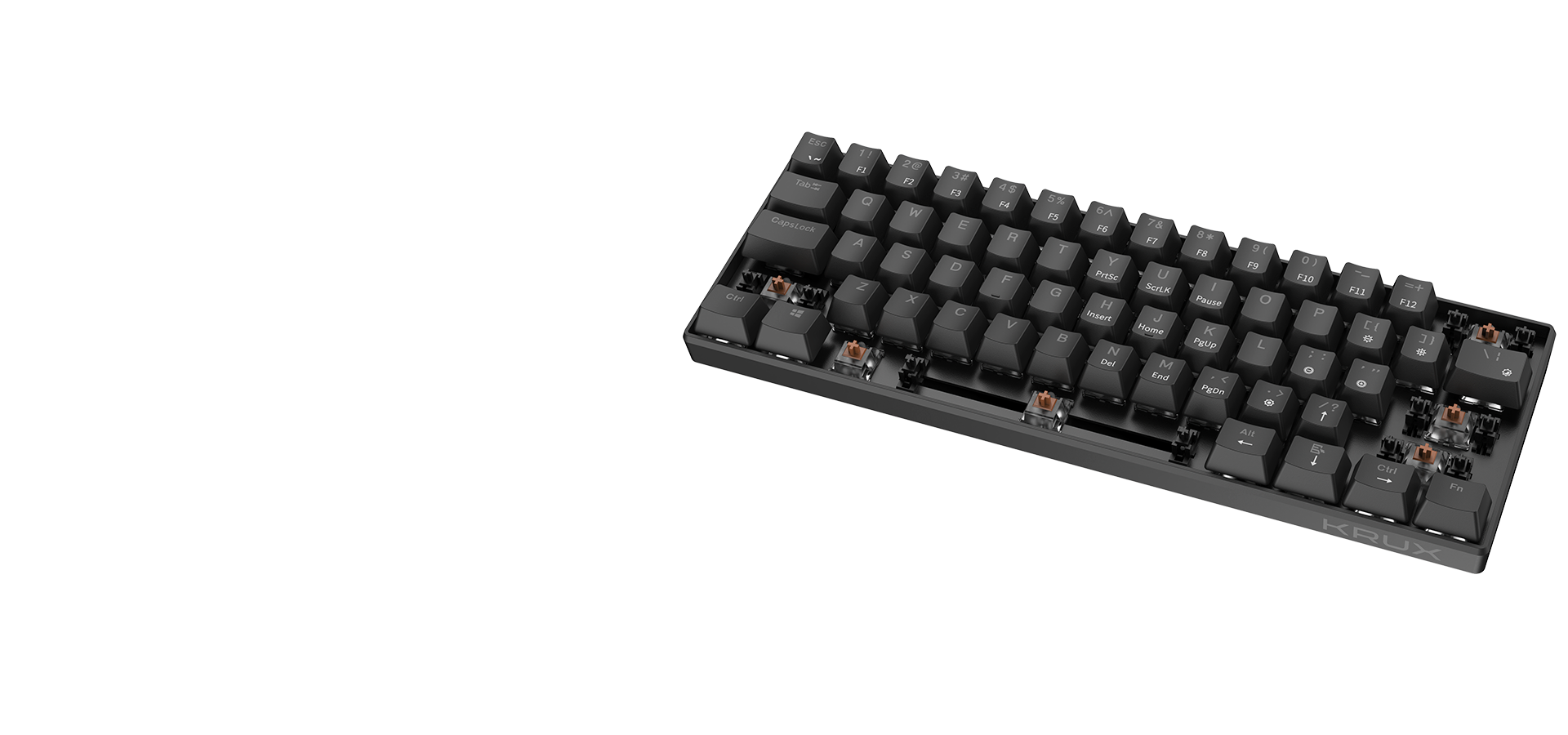 krux neo pro rgb wireless gateron brown